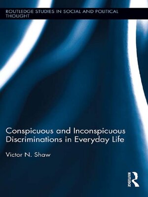 cover image of Conspicuous and Inconspicuous Discriminations in Everyday Life
